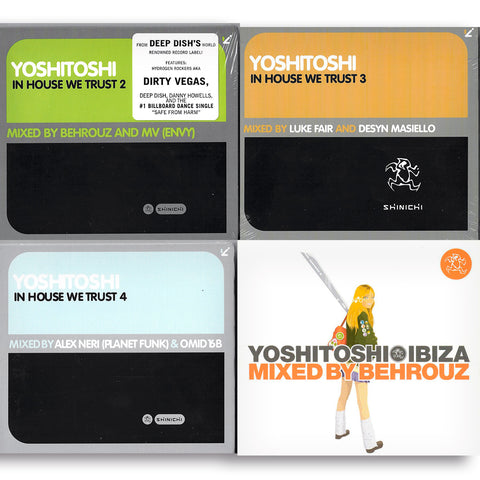 CD Bundle 3: In House We Trust 2, 3 & 4 + Yoshitoshi Ibiza