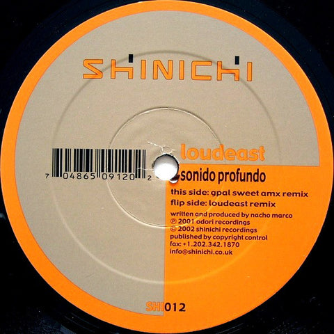 SHI012 - Loudeast - Sonido Profundo - Vinyl