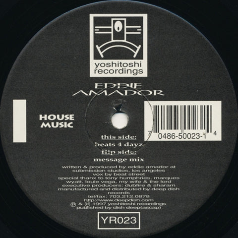 YR023 - Eddie Amador - House Music - (Vinyl)