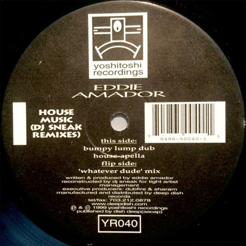 YR040 - Eddie Amador - House Music (DJ Sneak Remixes) - (Vinyl)