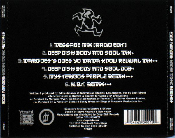 Eddie Amador - House Music Remixes (CD) from Yoshitoshi Recordings