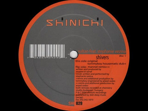 SHI029 - Sultan Featuring Stephanie Vezina - Shivers - (Vinyl)