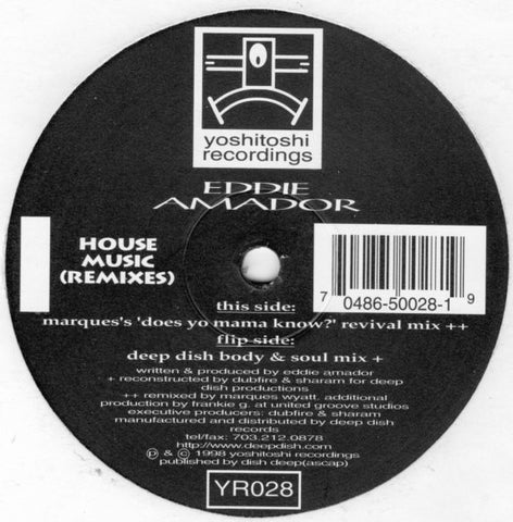 YR028 - Eddie Amador – House Music (Remixes) - (Vinyl)