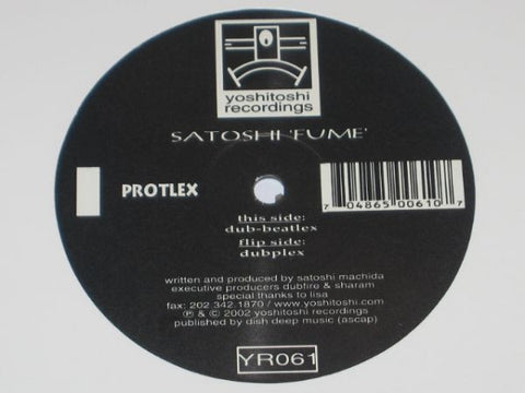 YR061 Satoshi Fume ‎– Protlex - (Vinyl)