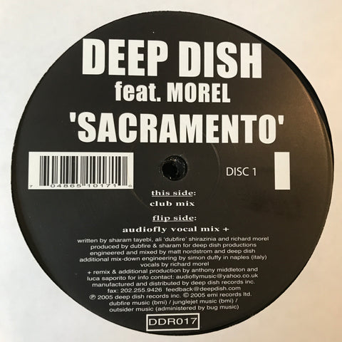 Deep Dish feat. Morel - Sacramento EP from Yoshitoshi Recordings