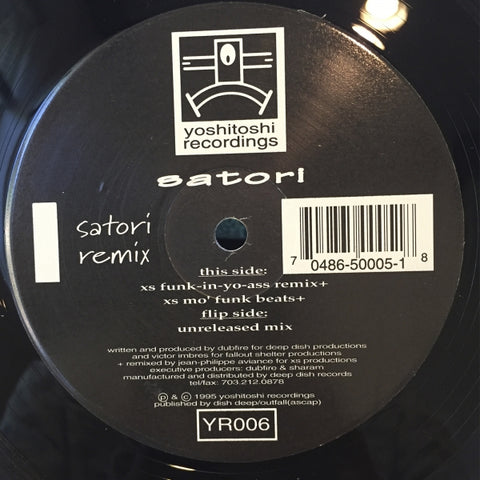 YR006 -Satori - Satori Remix (Vinyl)