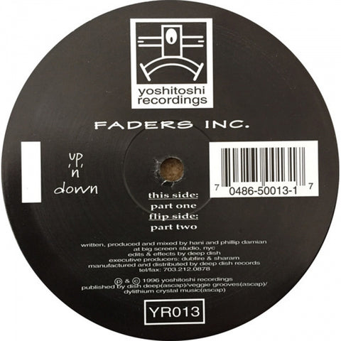 YR013 - Faders Inc. - Up 'N' Down - (Vinyl)