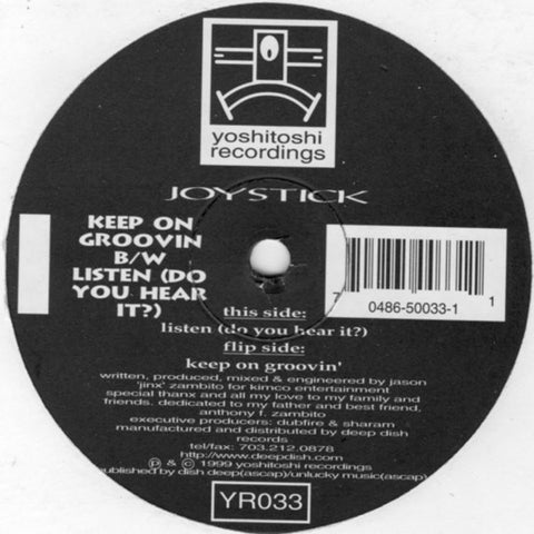 YR033 - Joystick - Keep On Groovin B/W Listen (Do You Hear It) - (Vinyl)